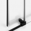 NEW TRENDY Drzwi wnękowe 160x200 Prime Black, podwójne D-0343A